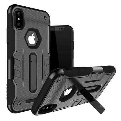 iPhone X Rugged Case with Kickstand - Dual Layer Protection