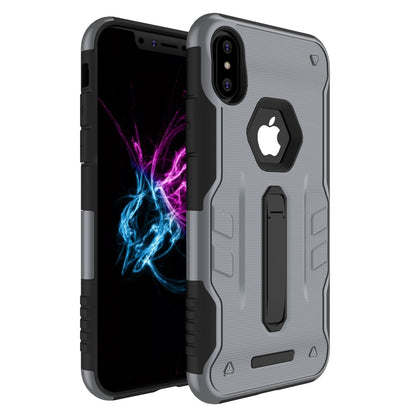 iPhone X Rugged Case with Kickstand - Dual Layer Protection