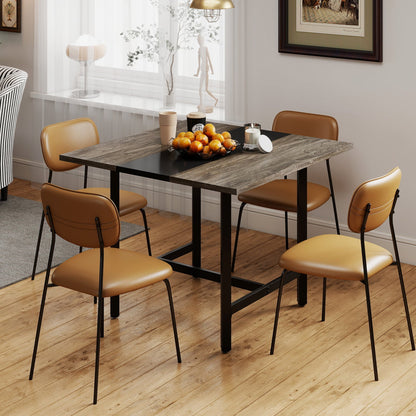 39.5" Square Conference Table with Thickened Tabletop