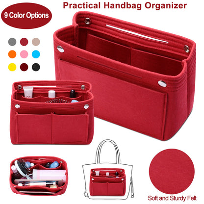 Felt Handbag Insert Organizer Purse