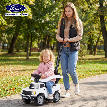 3-In-1 Licensed Ford Push Car for Toddlers
