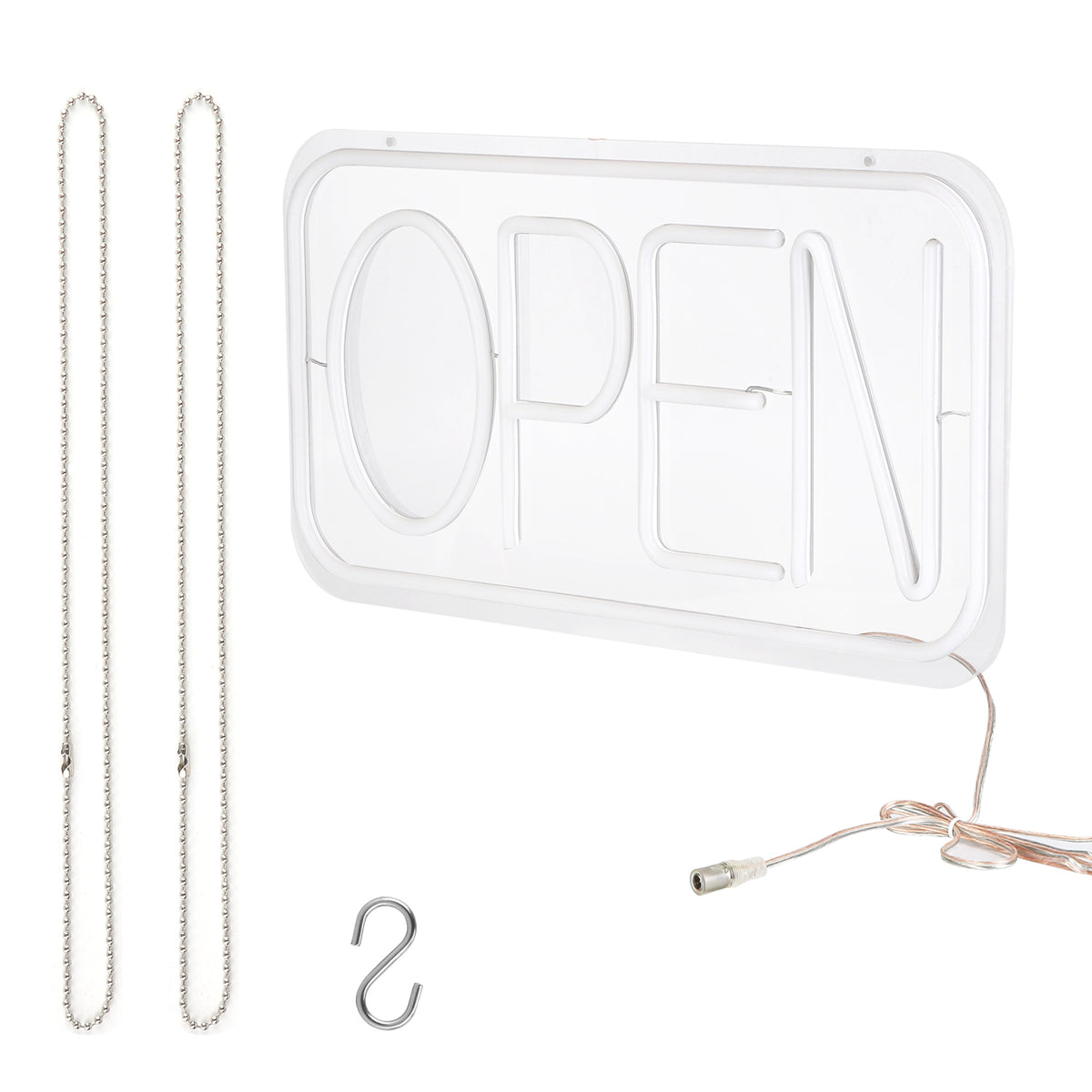 LED Open Sign 16.5x9.1in with 11 Brightness Levels