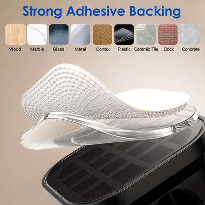 Magnetic Cable Clips 6-Pack - Adhesive Cord Organizer