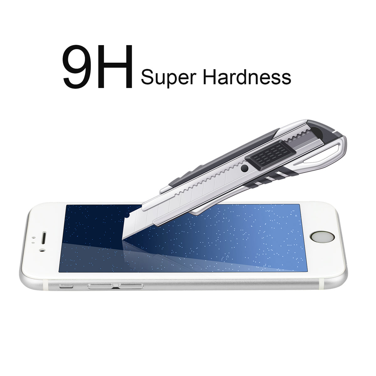 Tempered Glass Screen Protector for iPhone 6 - 3D Curved