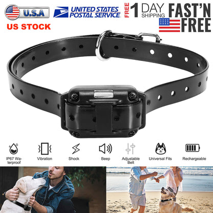 Dog Training Collar Receiver with Adjustable Belt IP67 Waterproof