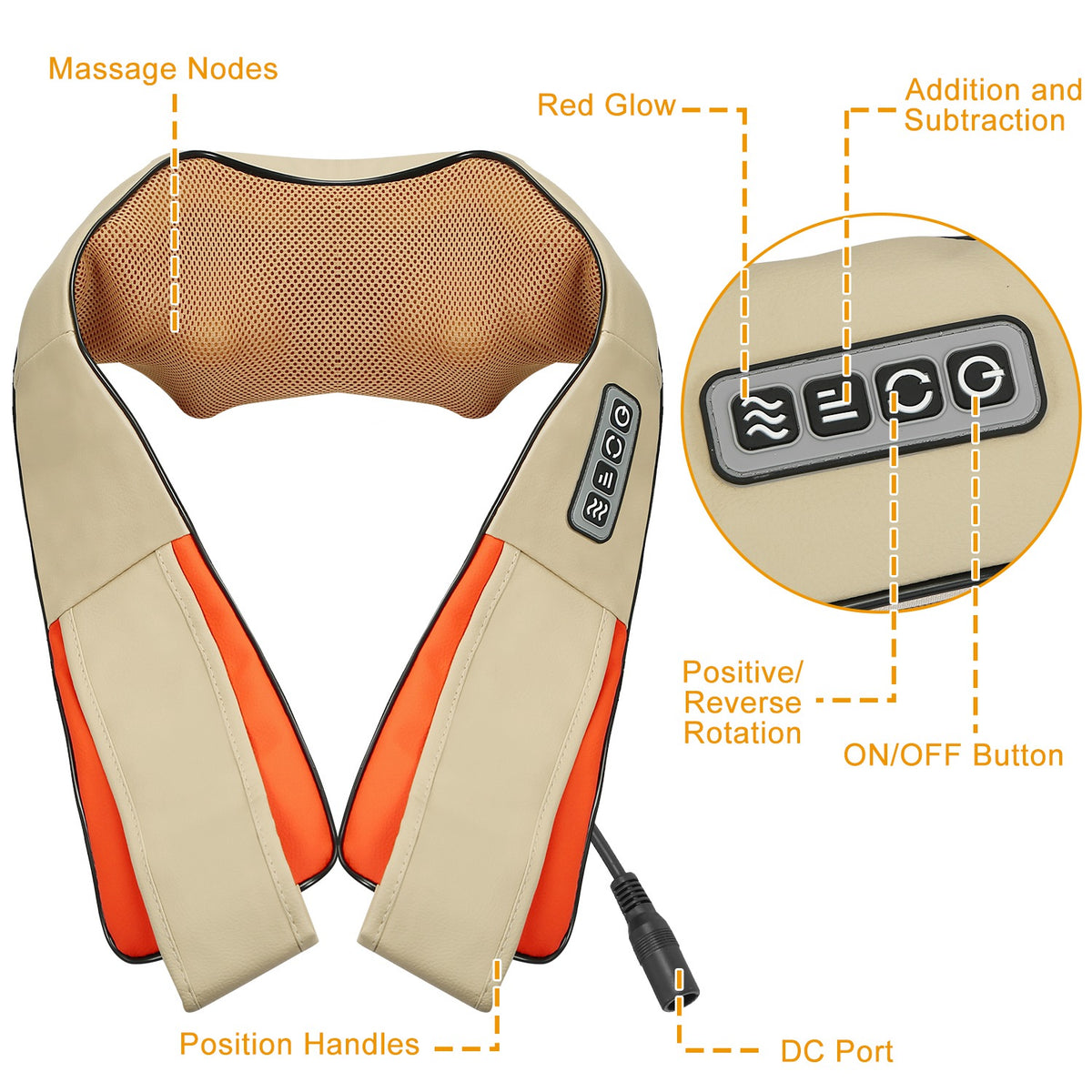 Neck Shoulder Massager Electric Back Massage