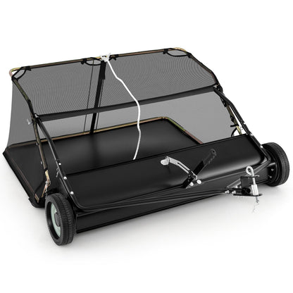 42 Inch Tow-Behind Lawn Sweeper with 26/27 Cu.FT Hopper Bag