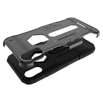 iPhone X Rugged Case with Kickstand - Dual Layer Protection