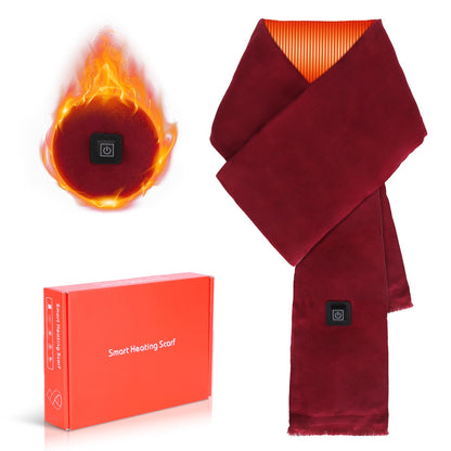 USB Heated Winter Scarf with 3 Temperature Settings