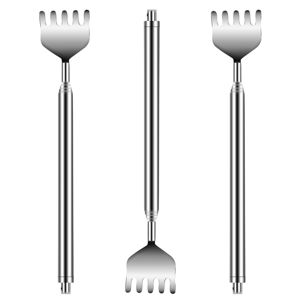 3Pcs Telescopic Back Scratchers