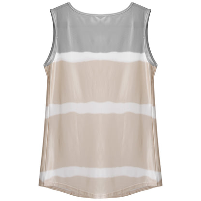 Ladies Tie-Dyed Sleeveless Loose Tank Top