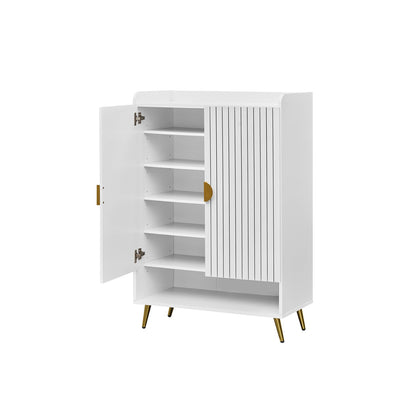 7-Tier Tall Shoe Storage Cabinet with Adjustable Shelves