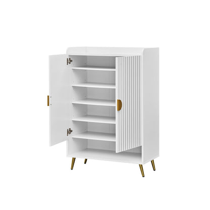 7-Tier Tall Shoe Storage Cabinet with Adjustable Shelves