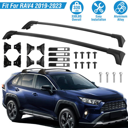 Roof Rack Cross Bars for Toyota RAV4 2019-2024 - 330 lbs Capacity