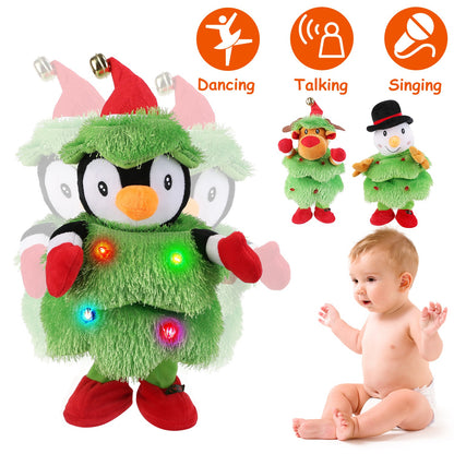Dancing Singing Plush Toy with Mimicking & Light-Up Features
