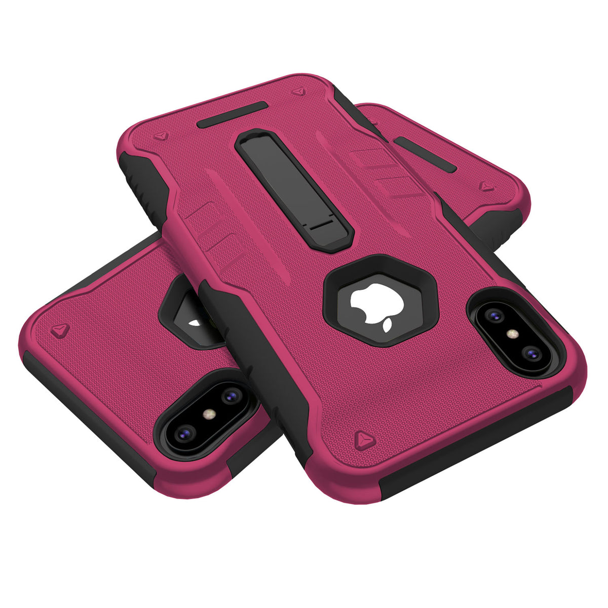 iPhone X Rugged Case with Kickstand - Dual Layer Protection