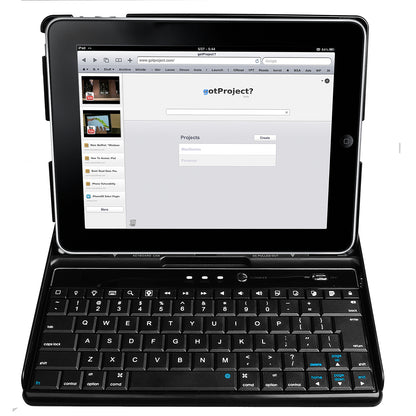 Wireless Keyboard Case for iPad 2 with Adjustable Stand