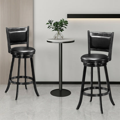 29-Inch Swivel Bar Stools Set of 2 with Cushioned Seat