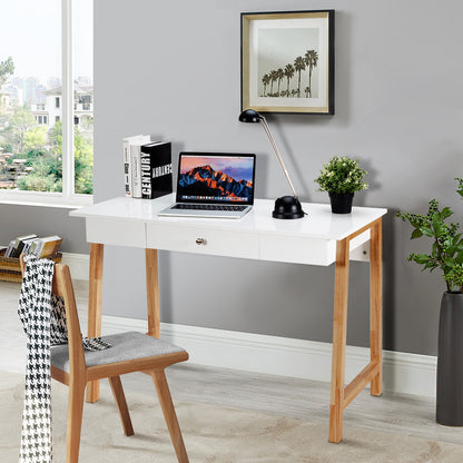 Writing Desk with Drawer - 42" Computer & Vanity Table