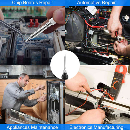 Adjustable Temperature Soldering Iron 60W with 5 Tips