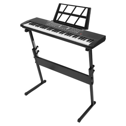 61-Key Digital Music Keyboard with Microphone & Stand