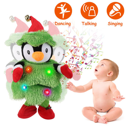 Dancing Singing Plush Toy with Mimicking & Light-Up Features