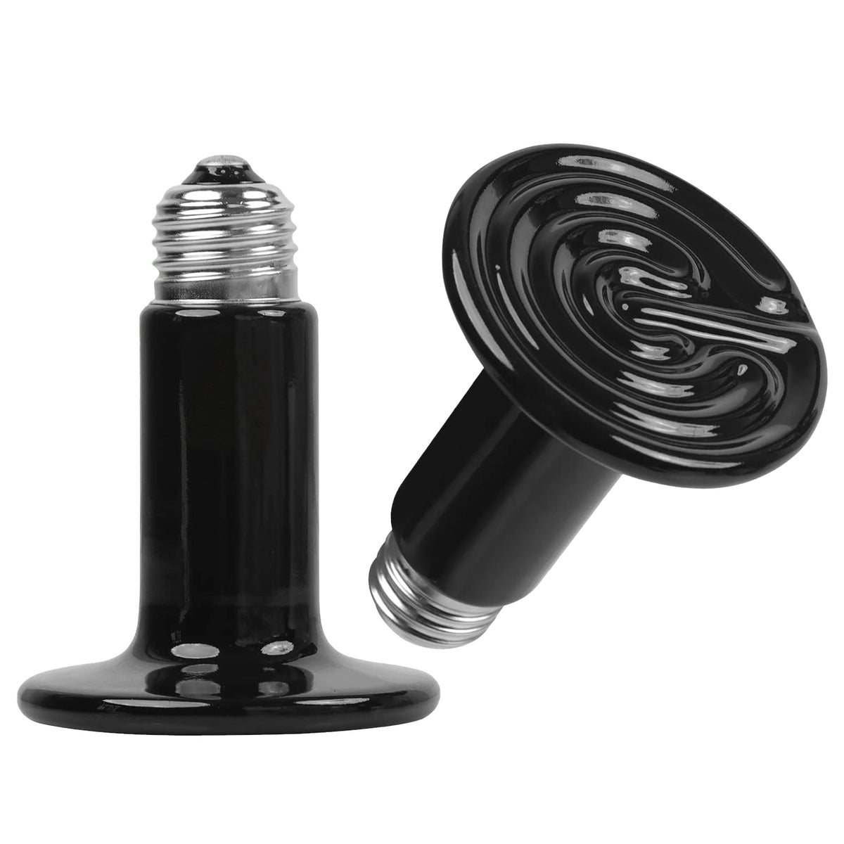 Ceramic Heat Lamp 150W Infrared Reptile Heater - 2 Pack