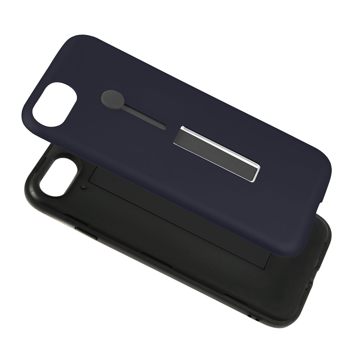 iPhone 8 Case with Finger Strap and Kickstand