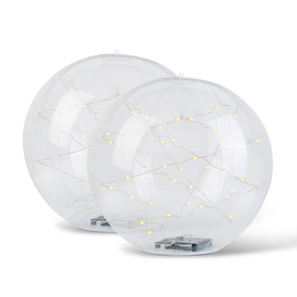 Solar Floating Pool Lights 14in with Remote Control (2-Pack)