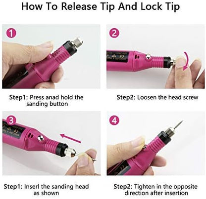 Electric Nail Art Drill Kit
