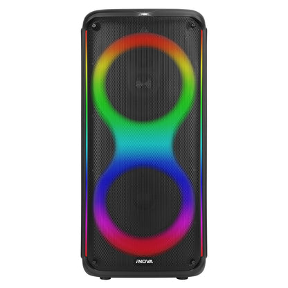 Portable Wireless Party Speaker with RGB Lights & Remote