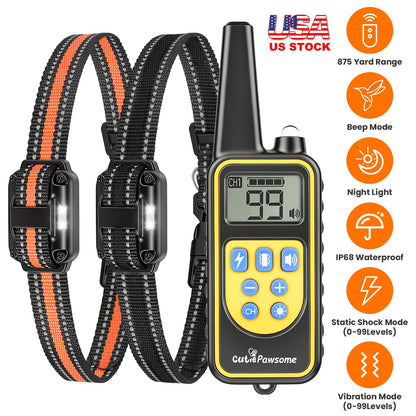 Dog Training Collar Receiver with Adjustable Belt IP67 Waterproof