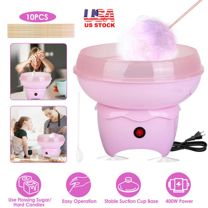 Cotton Candy Maker Machine for Kids - Electric & Portable
