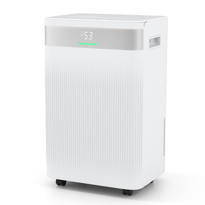 54 Pints Dehumidifier for Home 4500 Sq.Ft Dehumidifier-White