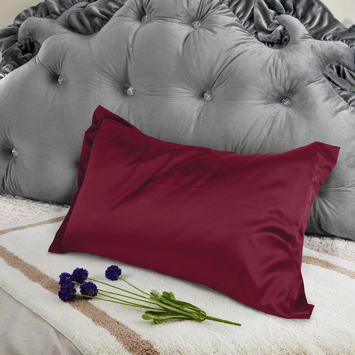 Satin King Pillowcase Set of 2 - Silky Smooth Hair & Skin Care
