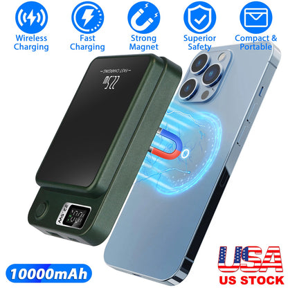 Magnetic Wireless Power Bank 10000mAh with PD20W Fast Charging