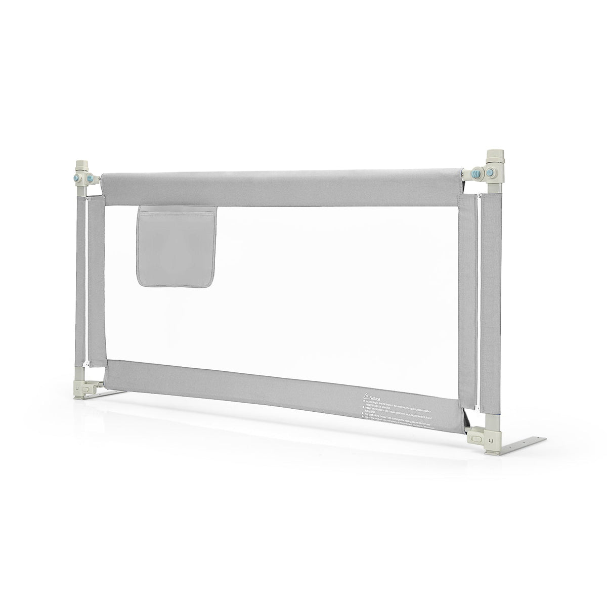 57 Inch Toddlers Vertical Lifting Baby Bed Rail Guard with Lock