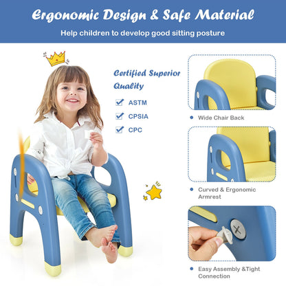 Kids Activity Table and Chair Set with Montessori Toys