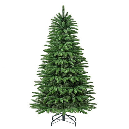6 FT Pre-Lit Artificial Christmas Tree with 3 Gift Boxes and 780 Lush Branch Tips