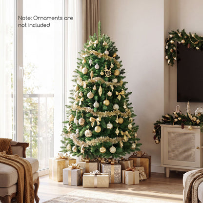 5 Feet Artificial Fir Christmas Tree with 600 Branch Tips