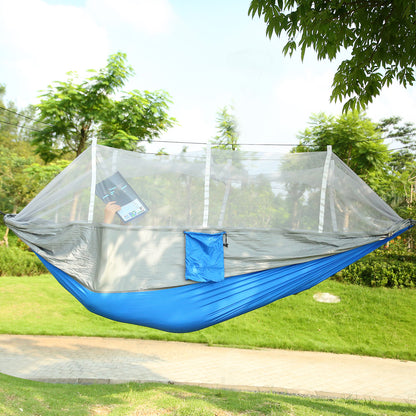 Camping Hammock with Mosquito Net - 600lb Capacity for 2 People