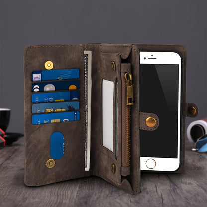 iPhone 7 Plus Wallet Case with Detachable Magnetic Cover