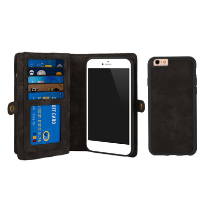 iPhone 6s Plus Wallet Case with Detachable Magnetic Cover