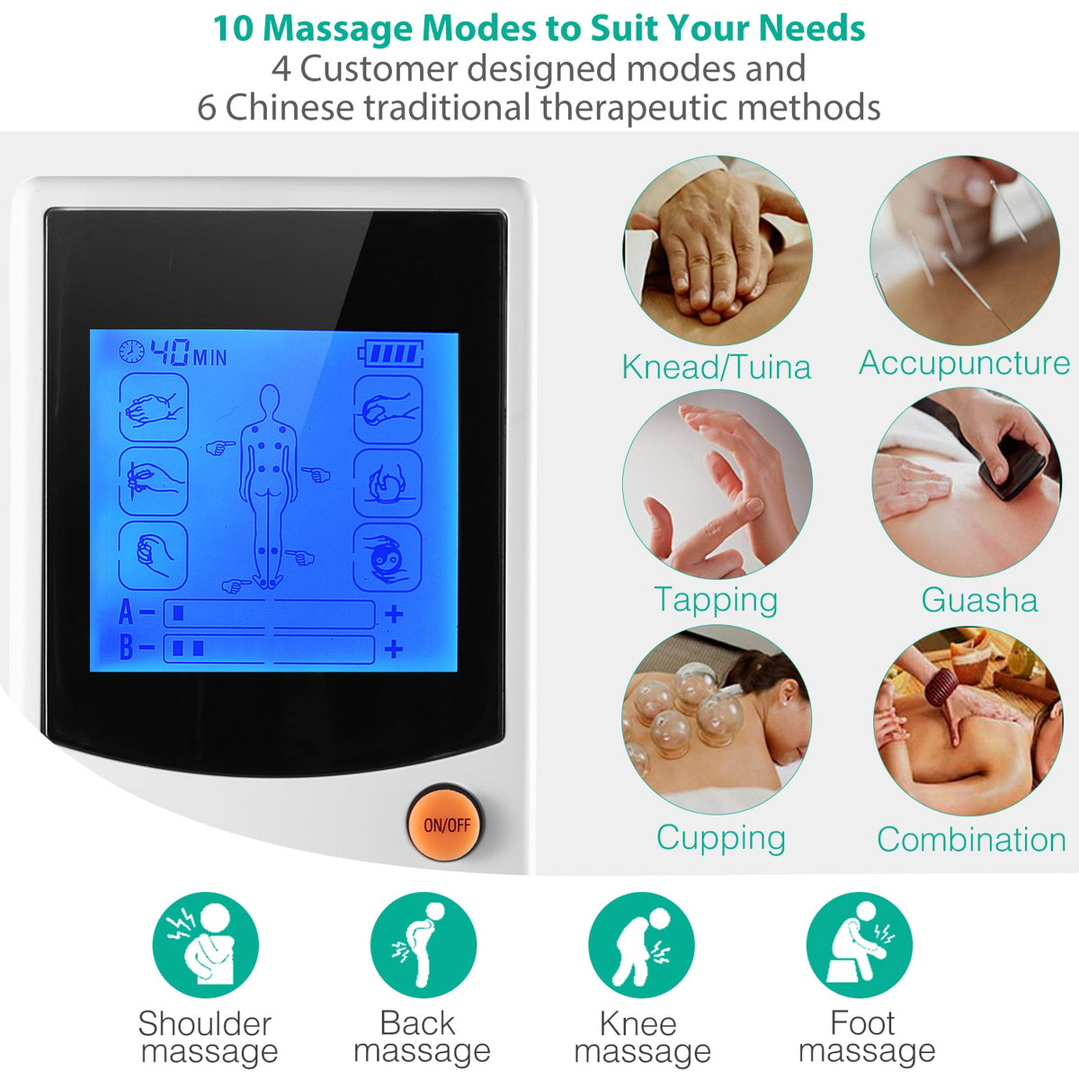 10 Modes Pain Relief Body Massager