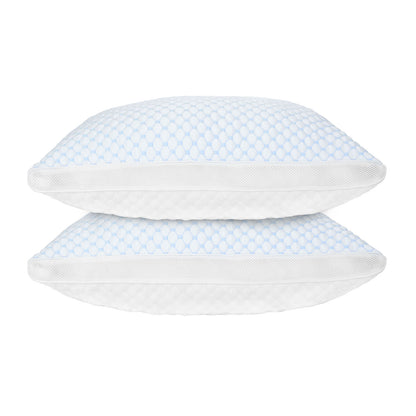 Adjustable Shredded Memory Foam Pillow with Cooling Cover