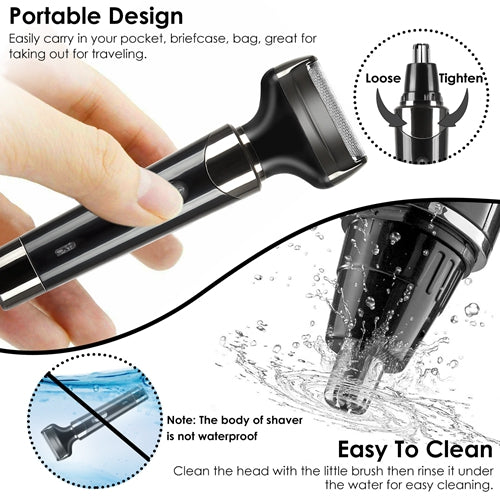 4-In-1 Unisex Rechargeable Electric Razor Clipper