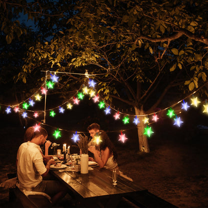 Solar Star String Lights 39.3ft 100 LED Waterproof Outdoor