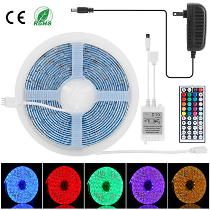 RGB LED Strip Lights 16.4FT with Remote Control