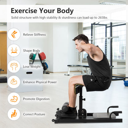 8-in-1 Sissy Squat Machine with Adjustable Height