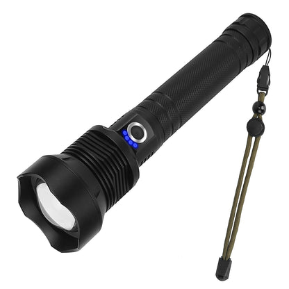 Rechargeable LED Tactical Flashlight 30000LM Zoomable